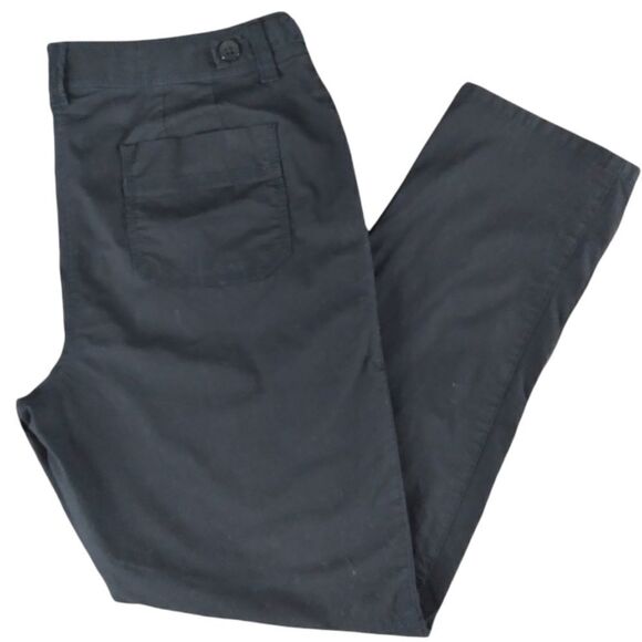 Chico's Black Cotton Blend Hi- rise Pants with Rhinestone Embellishments - Picture 4 of 11